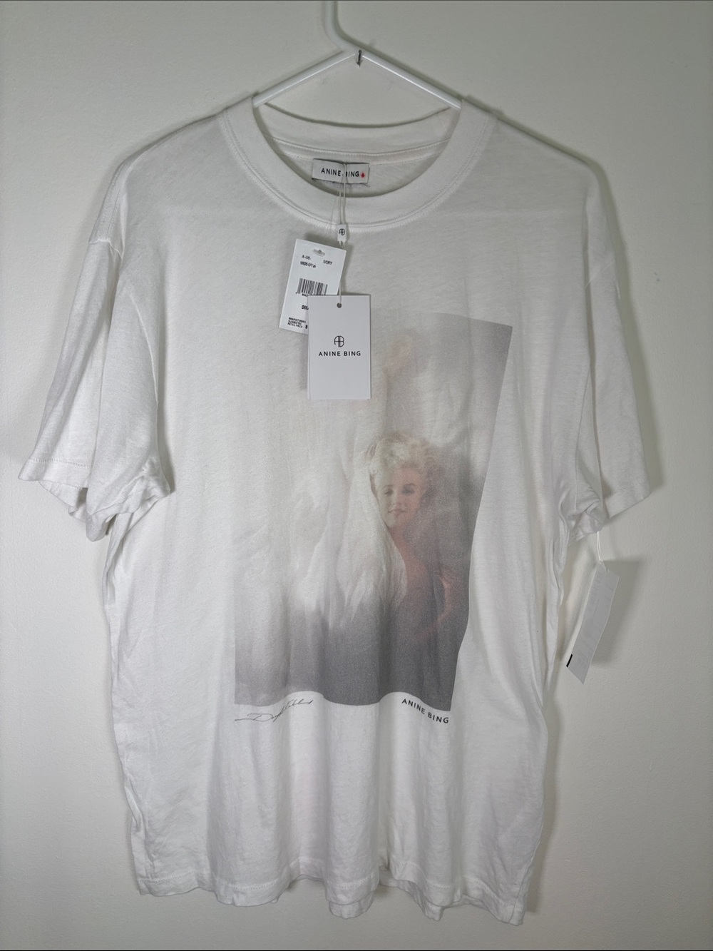 ANINE BING Lili Tee AB x MM x DK Marilyn Monroe Tee – Size Small – NWT - Picture 2 of 16